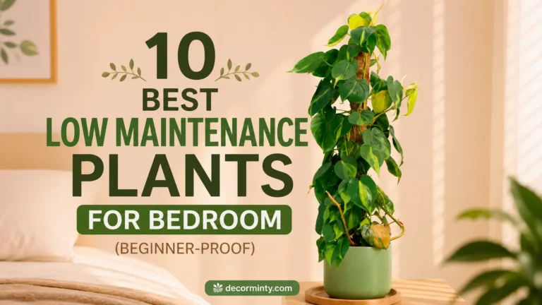 best low maintenance plants for bedroom
