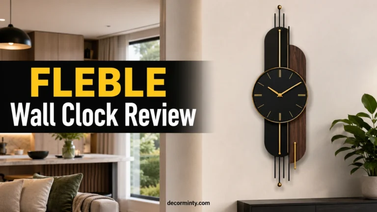 FLEBLE Wall Clock Review