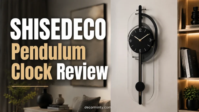 SHISEDECO Pendulum Clock Review