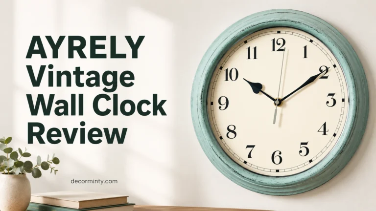 AYRELY Vintage Wall Clock Review
