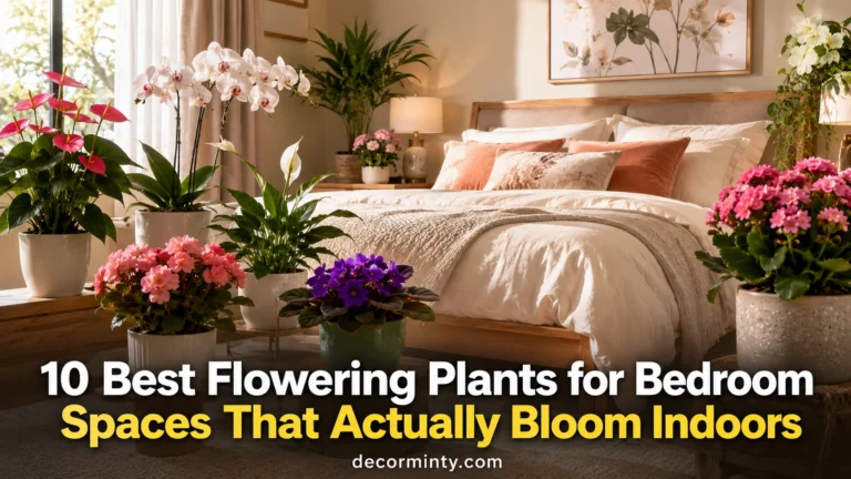10 Best Flowering Plants for Bedroom Spaces That Actually Bloom Indoors
