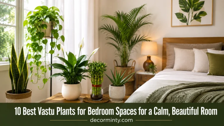 10 Best Vastu Plants for Bedroom Spaces for a Calm, Beautiful Room