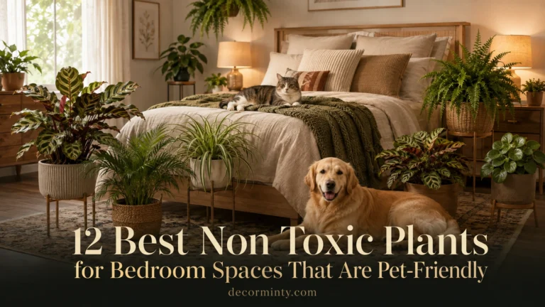 12 Best Non Toxic Plants for Bedroom Spaces