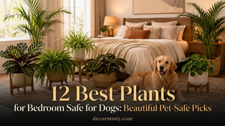 12 Best Plants for Bedroom Safe for Dogs
