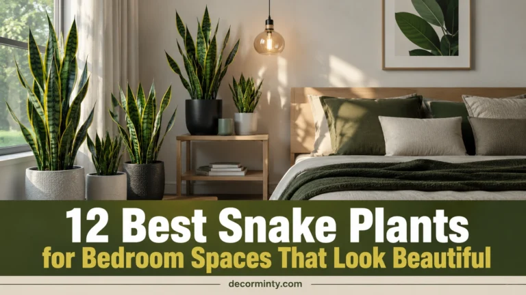 12 Best Snake Plants for Bedroom Spaces That Look Beautiful