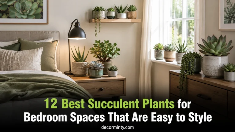 12 Best Succulent Plants for Bedroom Spaces That Are Easy to Style