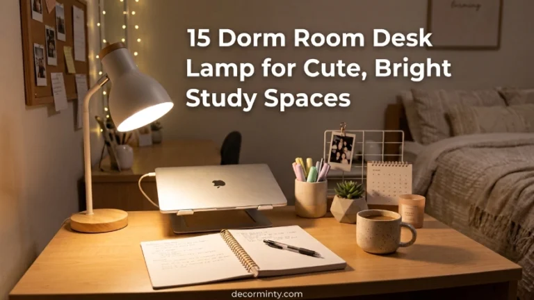 15 Dorm Room Desk Lamp for Cute, Bright Study Spaces