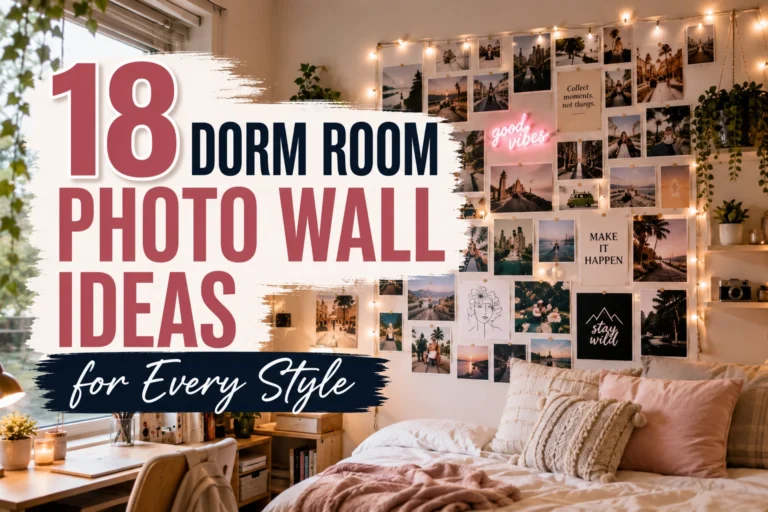 18 Dorm Room Photo Wall Ideas for Every Style
