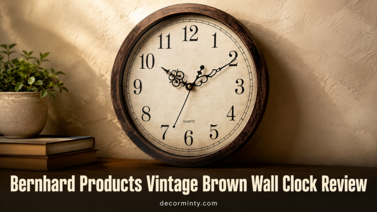 Blueprint Ivy 24 Inch Rustic Wall Clock Review