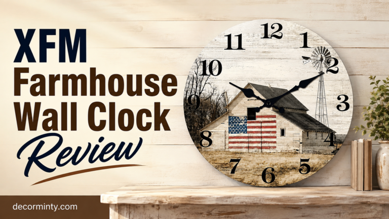 XFM Farmhouse Wall Clock Review