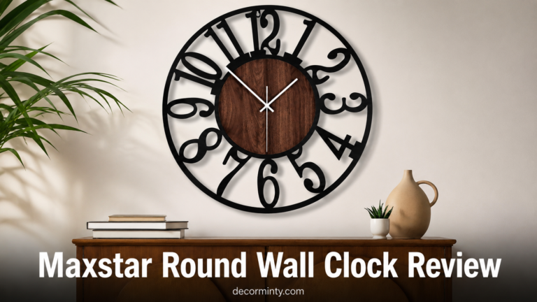 Maxstar Round Wall Clock Review