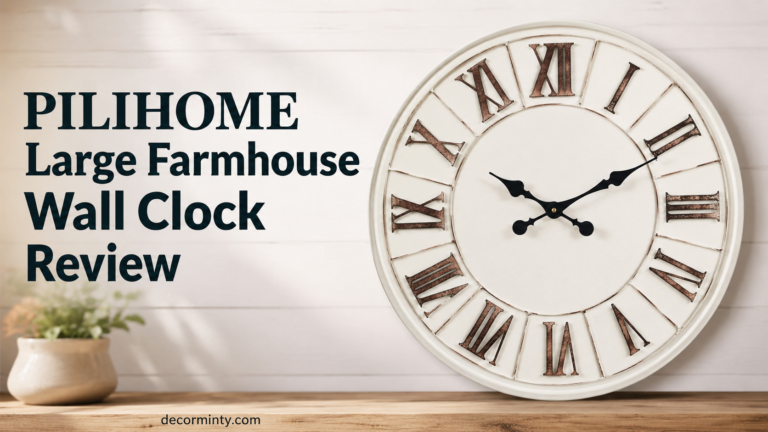 XFM Farmhouse Wall Clock Review