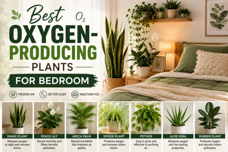 Best Oxygen-Producing Plants for Bedroom