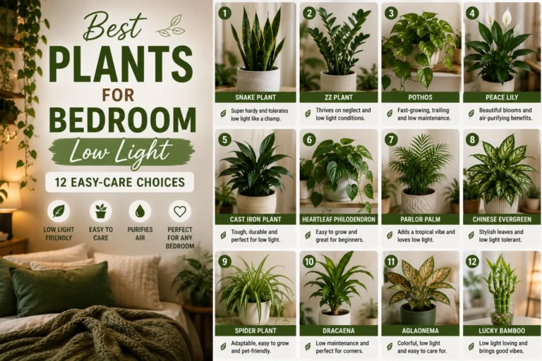 Best Plants for Bedroom Low Light