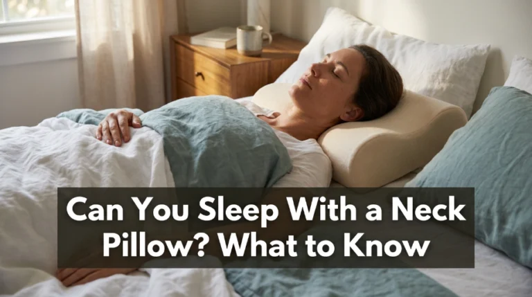 Can You Sleep With a Neck Pillow