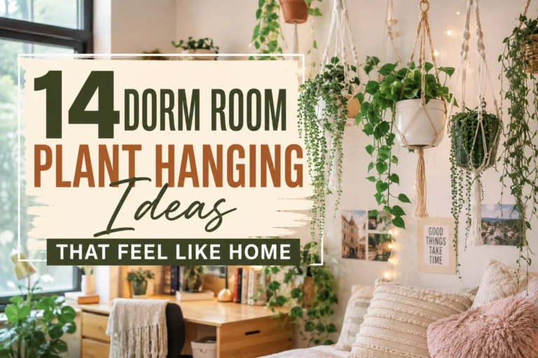 Dorm Room Plant Hanging Ideas