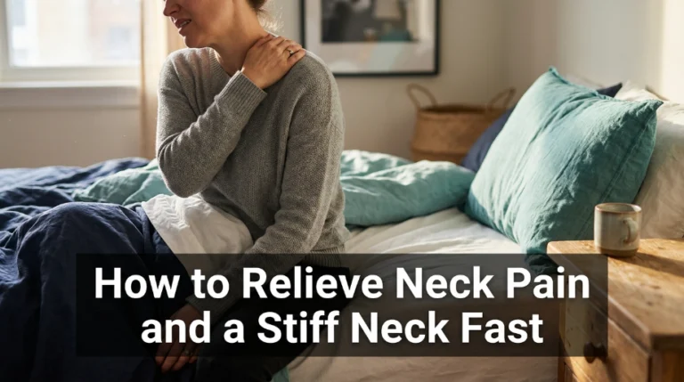 How to Relieve Neck Pain and a Stiff Neck