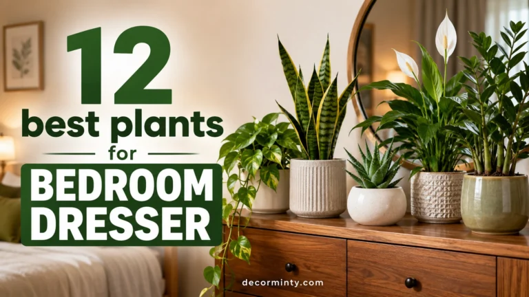 best plants for bedroom dresser