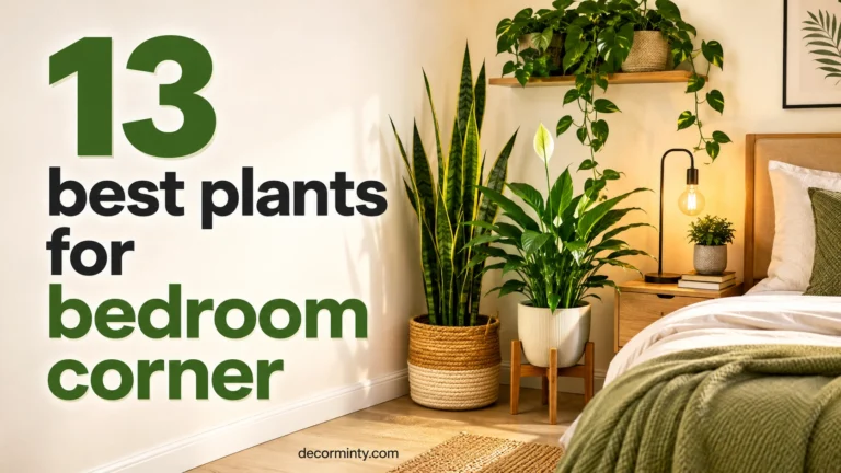 best plants for bedroom corner