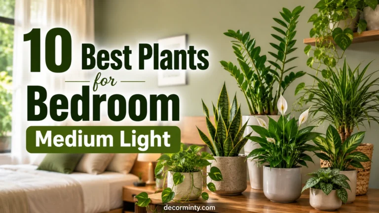 Best Plants for Bedroom Medium Light