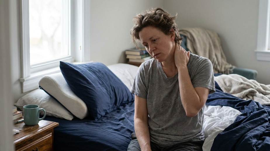 Can a neck pillow help with headaches?