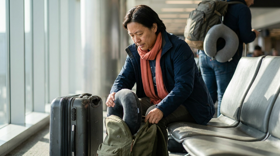 Can you take a neck pillow on an airplane?