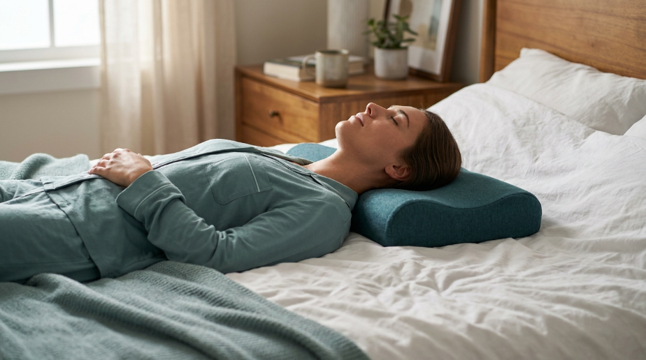 Can you sleep with a neck pillow?