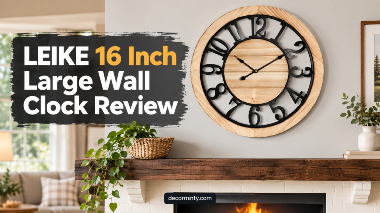 LEIKE 16 Inch Large Wall Clock Review