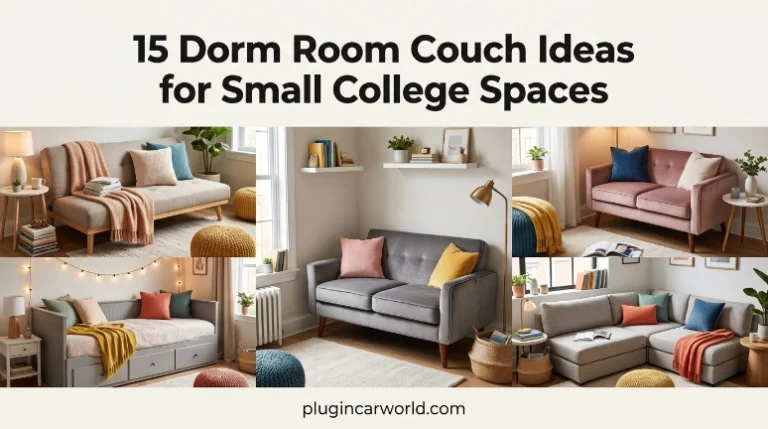 15 Dorm Room Couch Ideas for Small College Spaces