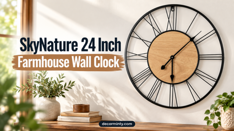 SkyNature 24 Inch Farmhouse Wall Clock Review