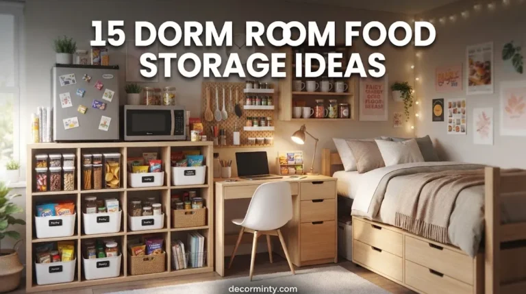 Dorm Room Food Storage Ideas