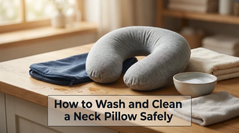 How to Wash and Clean a Neck Pillow