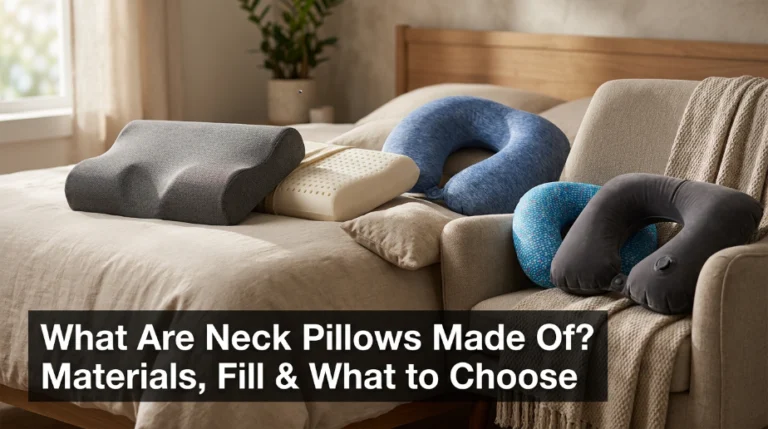 What Are Neck Pillows Made Of