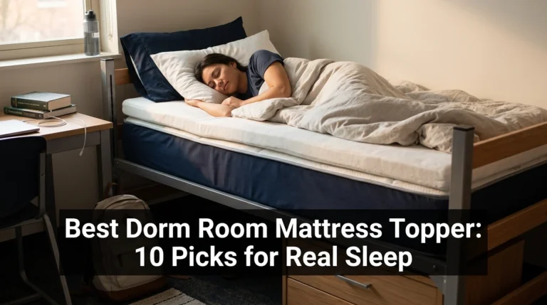 best dorm room mattress topper