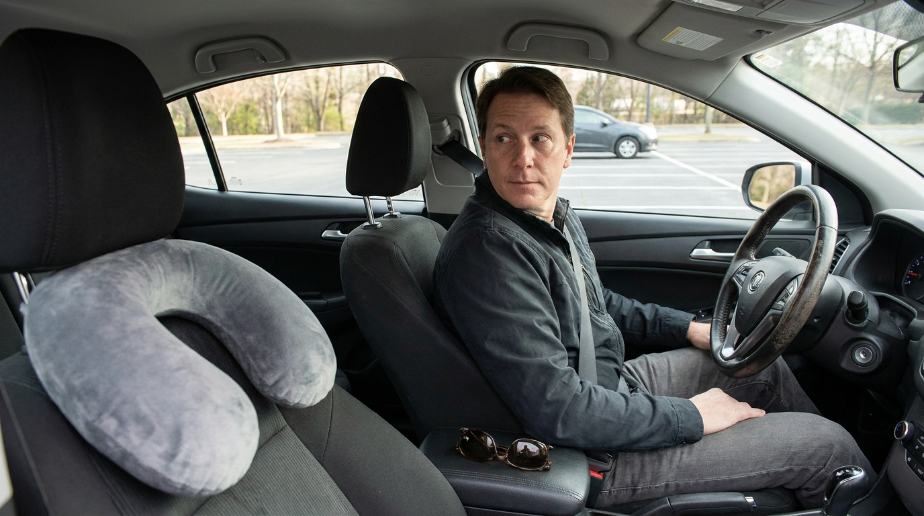 Can you use a neck pillow while driving?