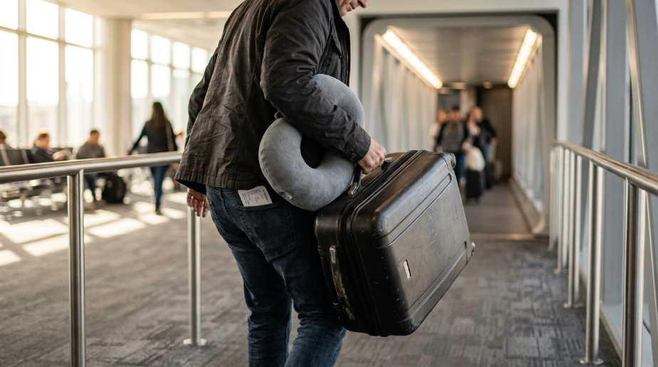 Does a neck pillow count as a carry-on?