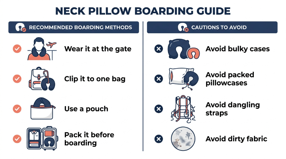 Does a neck pillow have to be in a bag?