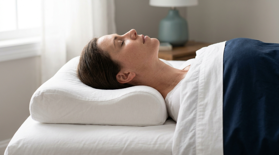 What is a cervical neck pillow?