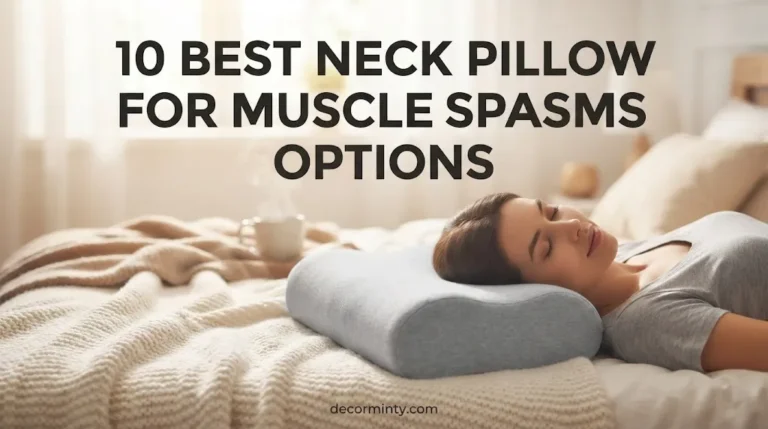 Best Neck Pillow for Muscle Strain