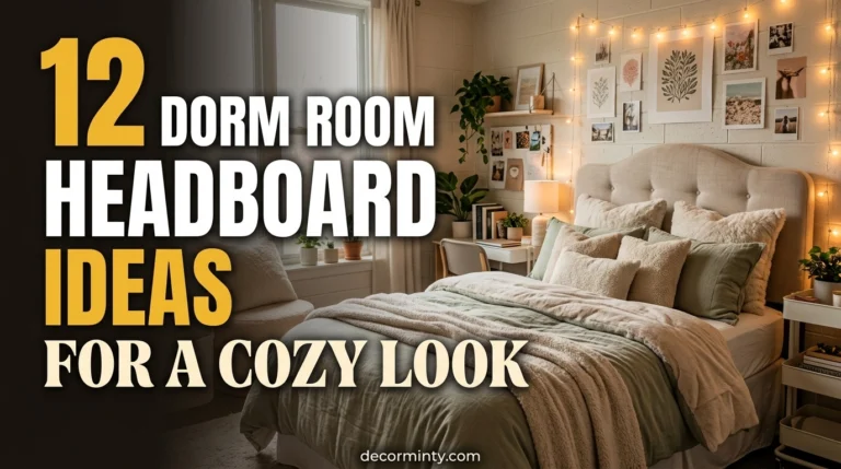 Dorm Room Headboard Ideas for a Cozy Look